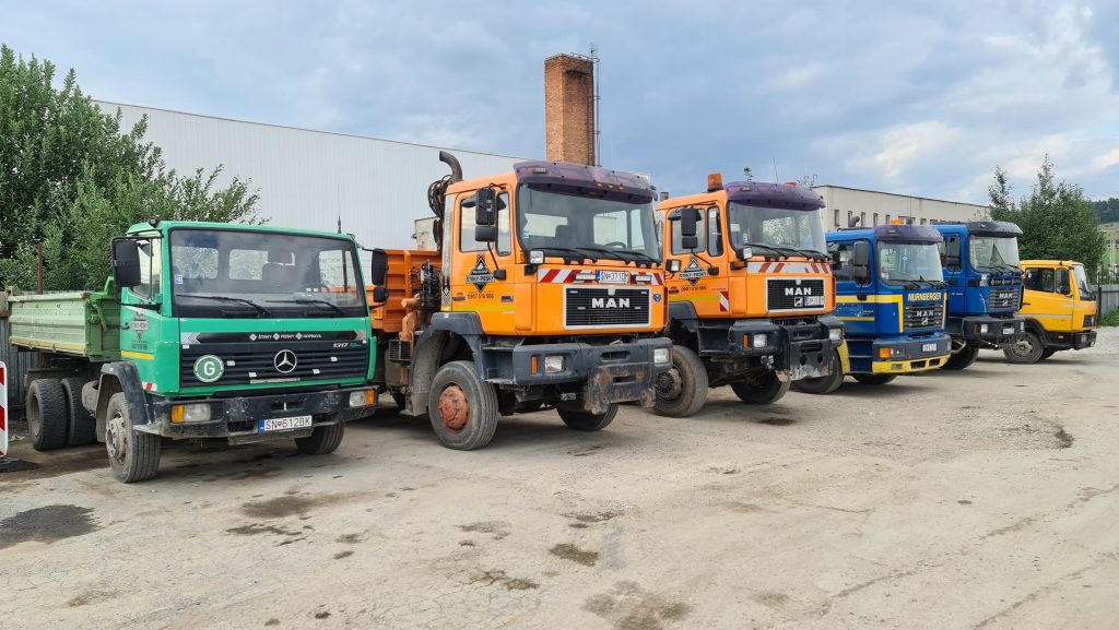 Doprava štrkov a pieskov do 10 ton